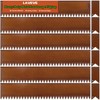 LAVEVE Landscape Edging Pre-Rusted Galvanized Steel, Hammer-in Metal Garden Edging