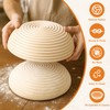 Aliggbent 40Pcs Sourdough Bread Baking Supplies, 10'' Round & Oval