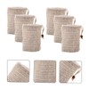 Healvian 6pcs Bath Soap Storage Pouches Plant Scrubbing Soap Bag