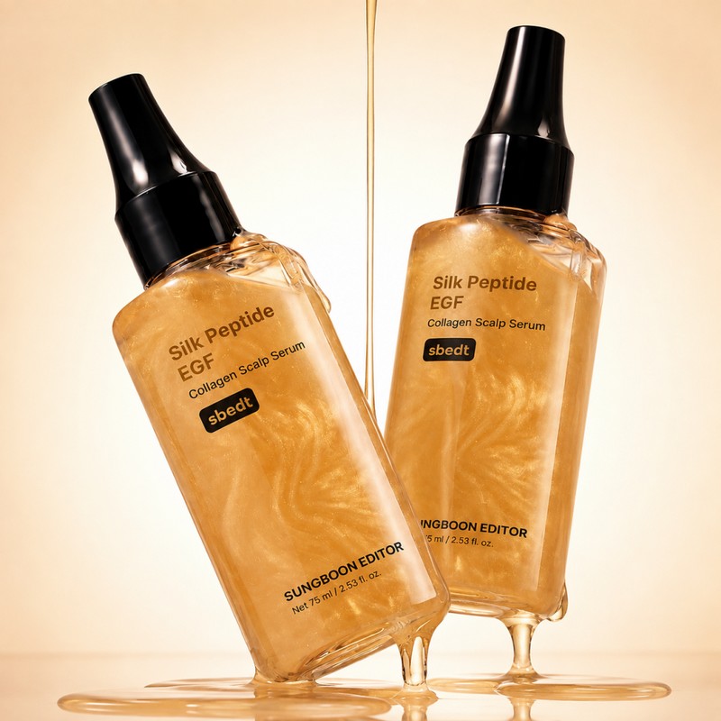Ingredient Editor [1+1] 실크펩타이드 이지에프 콜라겐 스칼프 세럼 75ml