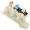 SPARES2GO Triple Solenoid Water Triple Inline Inlet Fill Valve for