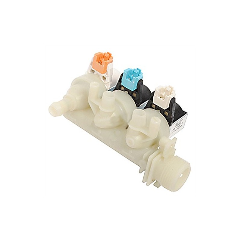 SPARES2GO Triple Solenoid Water Triple Inline Inlet Fill Valve for