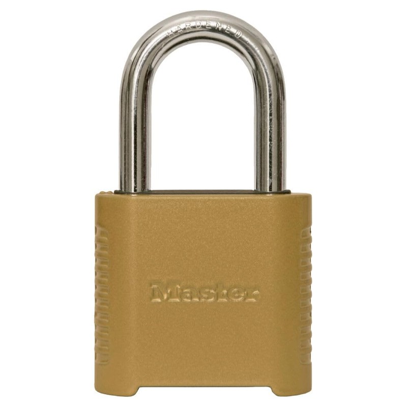 Master Lock Padlock 2 inches Steel Resettable Combination 1Pk