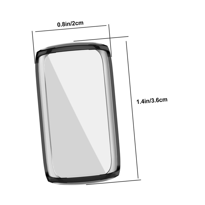 OSALADI 2pcs All-Around Protective Case for Smartwatch TPU Screen Protector