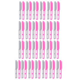 50Pcs Hair Perm Rod Rugged Hook Teeth Hollow Out Versatile Curling Perm Rods for Salon Barber