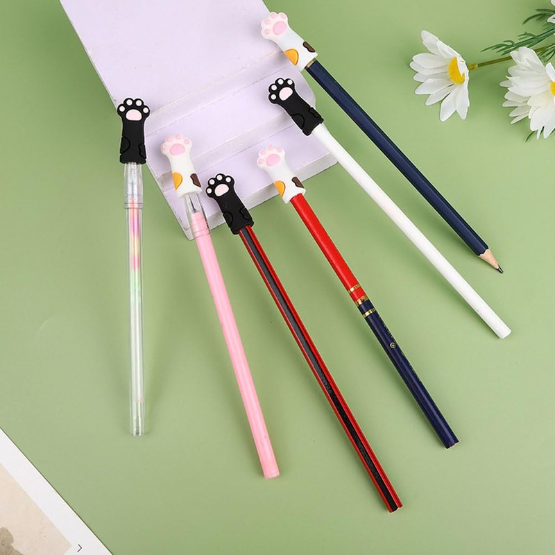 Pencil Cap, Cat Leg Extension, Openable Holder, 5 Colors, Collision