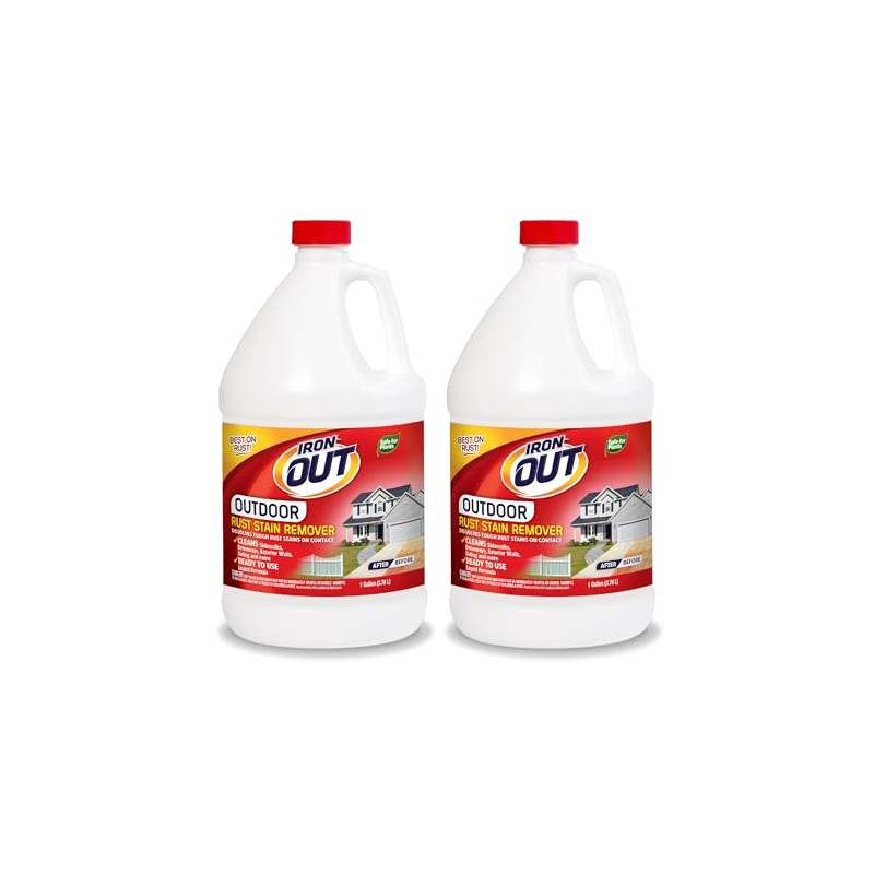 Iron OUT Liquid Rust Stain Remover, Pre-mixed, Quickly Removes Rust