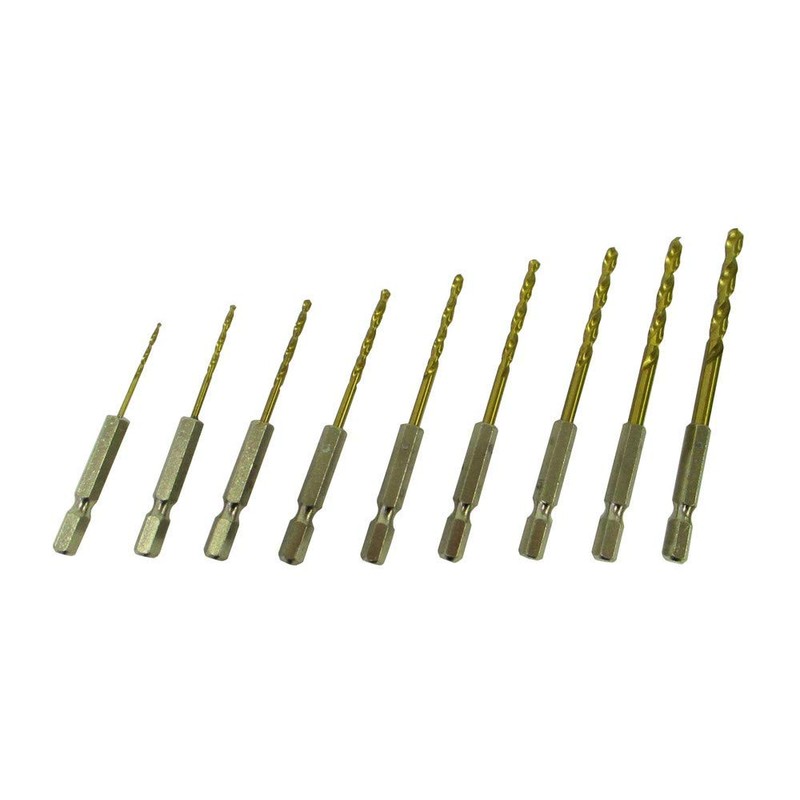 GREAT TOOL GTNDSmm10 HSS Steel Titanium Coated Iron Drill Blade