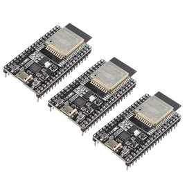 HALJIA 3PCS ESP32-DevKitC core Board ESP32 Development Board ESP32-WROOM-32D Compatible With Arduino IDE (ESP32-WROOM-32D)