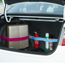 Car Trunk Organizer Elastic Strap Cleaning Pink 80cm SE00238 100ea