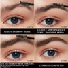 Eyebrow Gel Waterproof Formula Long-Wear Brow Gel, Volumizing, Buildable, Creamy