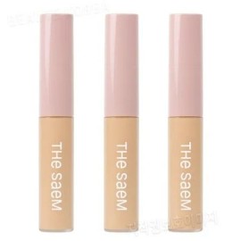 The Saem Cover Perfection Fix Sealer 1.5 Natural Beige 3pcs (42523604) Basic / 더샘 커버 퍼펙션 픽실러 1.5 내추럴 베이지 3개 (42523604) 기본
