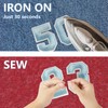 Number Iron On Patches, Numbers 0-9 Embroidery Applique Patch, DIY