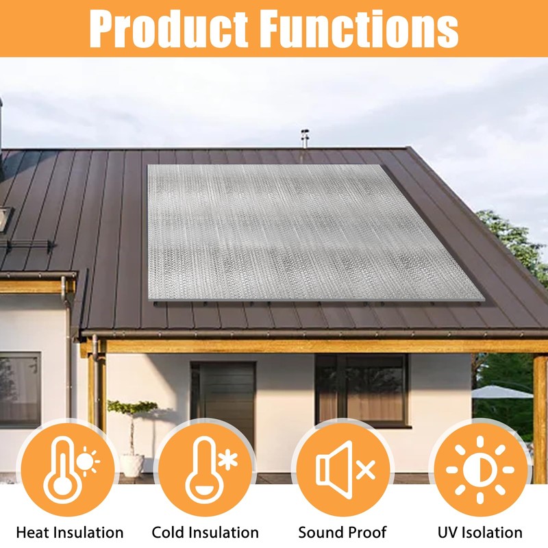 Hoqqf Garage Door Insulation Kit (8 Pcs) 48 x 24