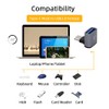 xiwai Adaptador OTG de 90 grados para computadora portátil, tablet