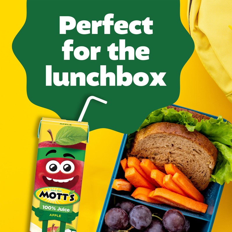 Mott's 100% Original Apple Juice, 6.75 Fl Oz Boxes, 32