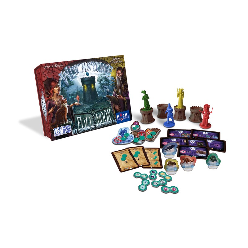 HUCH! Witchstone Full Moon Strategy Game for 2 to 4