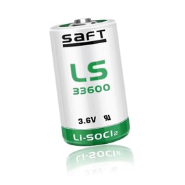 flyingzhiq 〖1 Pack〗3.6V 17000mAh LS33600 D Size Lithium Thionyl Chloride Battery for SAFT LS33600 Lithium Battery