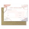 10 x Blank Gift Vouchers & Envelopes - Double Sided