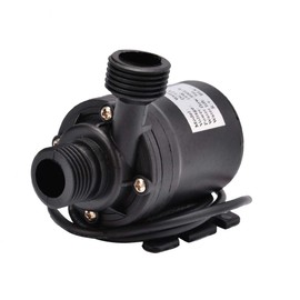 KOOBOOK 1Pcs Ultra Quiet Mini Brushless Motor Submersible Water Pump DC 12V Lift 5M 800L/H Multifunction Threaded Water Pump