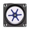Water Flow Meter, 6 Impeller 3 Ways Flow Meter Indicator