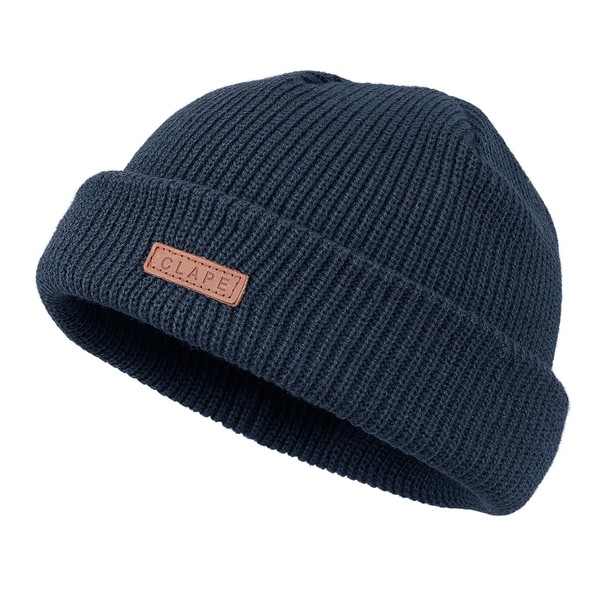 Clakllie Men's Daily Skull Caps Foldable Fisherman Beanie Knit Cuff