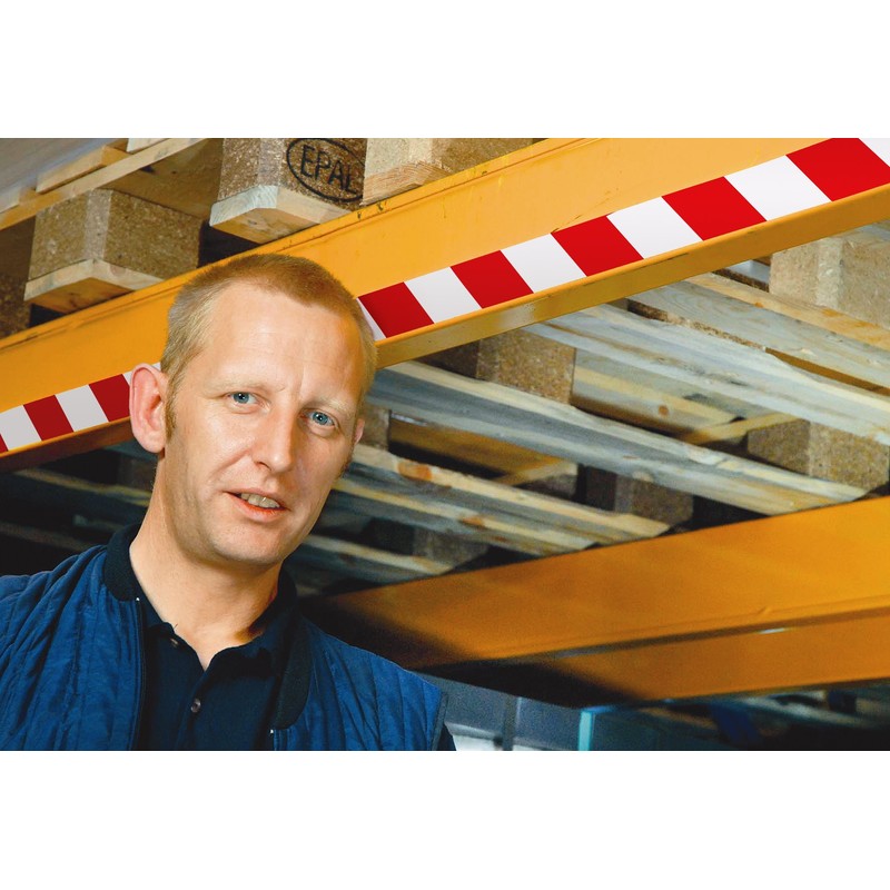 tesa 60760 Red And White Hazard Warning Floor And Lane