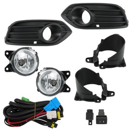 WFLNHB Left & Right Fog Lights Repalcement for HRV 2019-2022 Fog Lights Lamps with Covers & Switch & Wiring Harness 71108T7AJ00, 71107T7AJ00