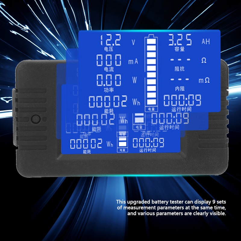 DC013 10A Multifunctional Battery Tester Electricity Meter for DC Voltage