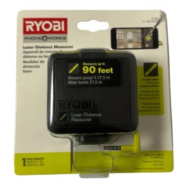 Ryobi Phone Works Digital Laser Distance Measurer ES1000