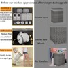 WESAPPINC Rolling Laundry Hamper with Lid, 70L Perforated Plastic Basket