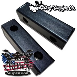 Crown Suspension 1960-1972 2" Drop Kit Chevy GMC C10 Lowering Blocks Steel