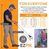 EZPIK Pro 34" Foldable Grabber Reacher Tool for Seniors -