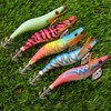 Squid Jigs Shrimp Fishing Lures Kits Squid jig Hooks Wood