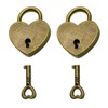 mciskin Vintage Antique Style Mini Archaize Padlocks Key Lock with