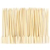 VEYLIN Barbecue Skewers,100pcs Bamboo Paddle Skewers Bamboo Sticks for BBQ