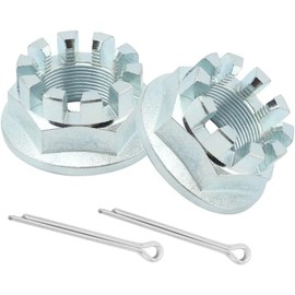 WANTONE RACING 2Pcs Rear Axle Castle Nuts 20mm Replacement for Honda ATV Fore-Man Rancher Recon TRX 250 350 400 420 450 500 Rincon 650 680 Pioneer 500 700 1000 90304-HM7-A10