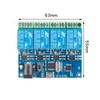 JESSINIE LCUS-4 USB Relay Module 4 Channel with Overcurrent Protection