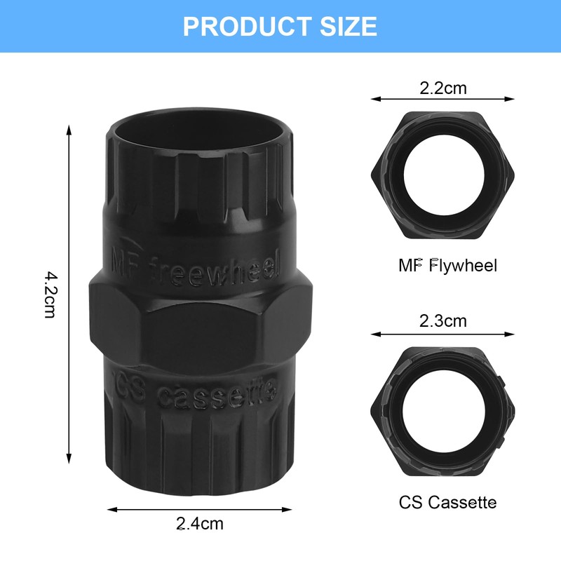 APOMOONS 2-in-1 Sprocket Puller, Centerlock Tool for Threaded Freewheel and