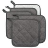 Lifaith 100% Baumwolle Küche Everyday Basic Terry Topflappen hitzebeständig Untersetzer