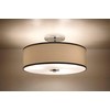 Kira Home Chloe 15" Retro Modern 3-Light Semi-Flush Mount Ceiling