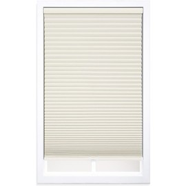 DEZ FURNISHINGS Cordless 1.5" Blackout Cellular Shade, Cream, 22" W x 36" H
