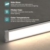 MYPLUS LED Under Cabinet Lighting Kit 5 CCT, 9W, 1500
