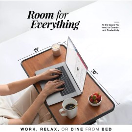 Medical king Adjustable Overbed Bedside Table with Wheels, Bed Desk, Over The Bed Table