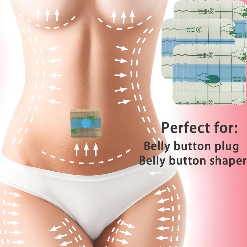100PCS Belly Button Tape Medical Tape fits for Belly Button