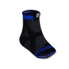 Pro-Tec Athletics 3D Flat Premium Ankle Sleeve, Black/Blue, X-Large