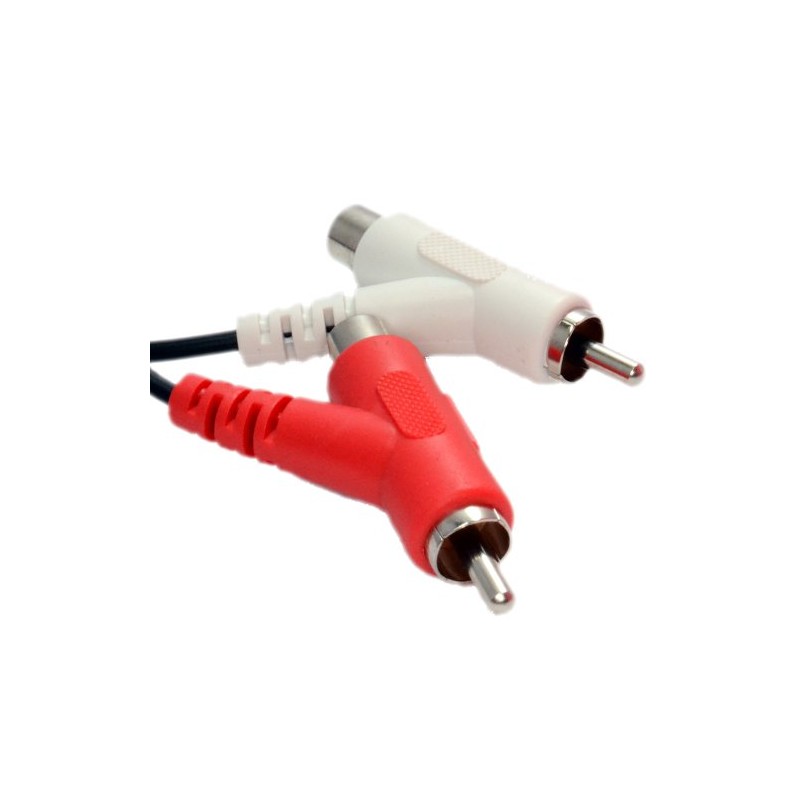 kenable Stackable 2 x RCA Phonos to Phonos Audio Cable