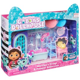 Gabby's Dollhouse Deluxe Room, Room with Cat Figure, Furniture and 2 Surprise Boxes with Themed Accessories, Suitable for Children from 3 Years