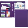 WAVEYU Resume Portfolio Folder, Padfolio Clipboard, Writing Portfolio Leather Clipboard