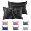 Stripe Satin Silk Pillowcase Pillow cover for Hair and Skin